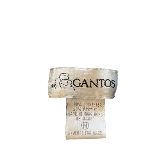 Gantos Eyelash Sweater Blue Size M Vintage - Picture 3 of 9